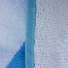 Custom large blue jacquard bath 100% cotton heavy  beach towel