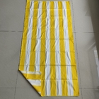 Hawaii friendly  microfiber beach towel yellow striped yarn dyed beach towel sublimation stripe beach towel